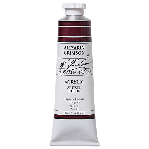 M GRAHAM ALIZARIN CRIMSON 60ML TUBE ACRYLIC