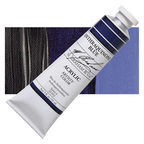 M GRAHAM ANTHRAQUINONE BLUE 60ML TUBE ACRYLIC