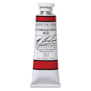 M GRAHAM ANTHRAQUINONE RED 37ML OIL COLOR