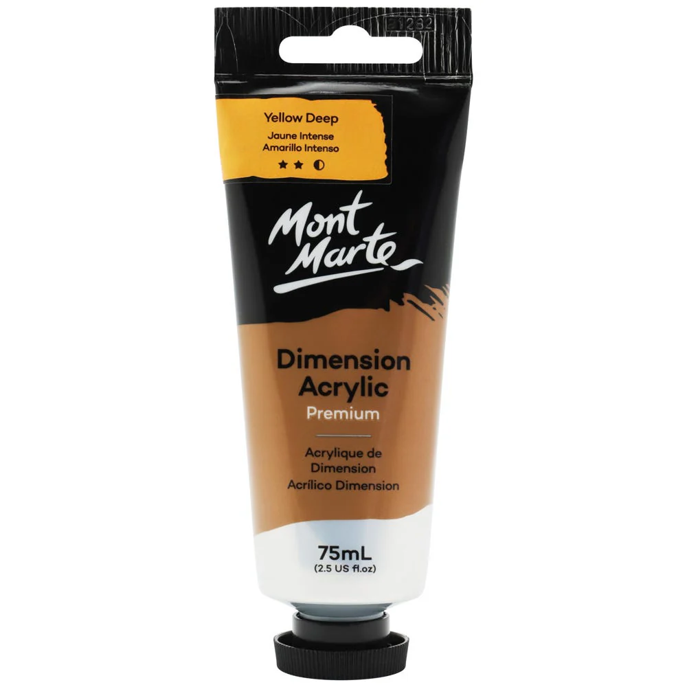 MONT MARTE DIMENSIONS ACRYLICS 75ML - Yellow Deep