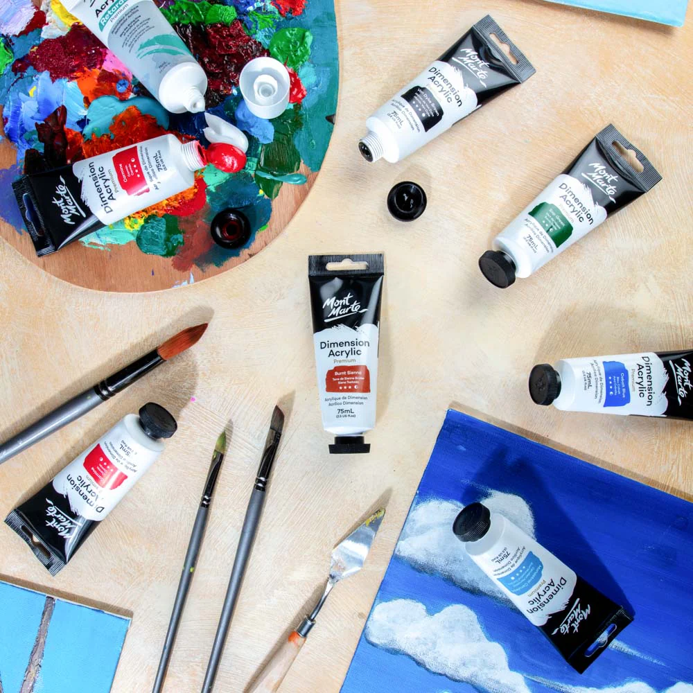 MONT MARTE DIMENSIONS ACRYLICS 75ML - Burnt Sienna