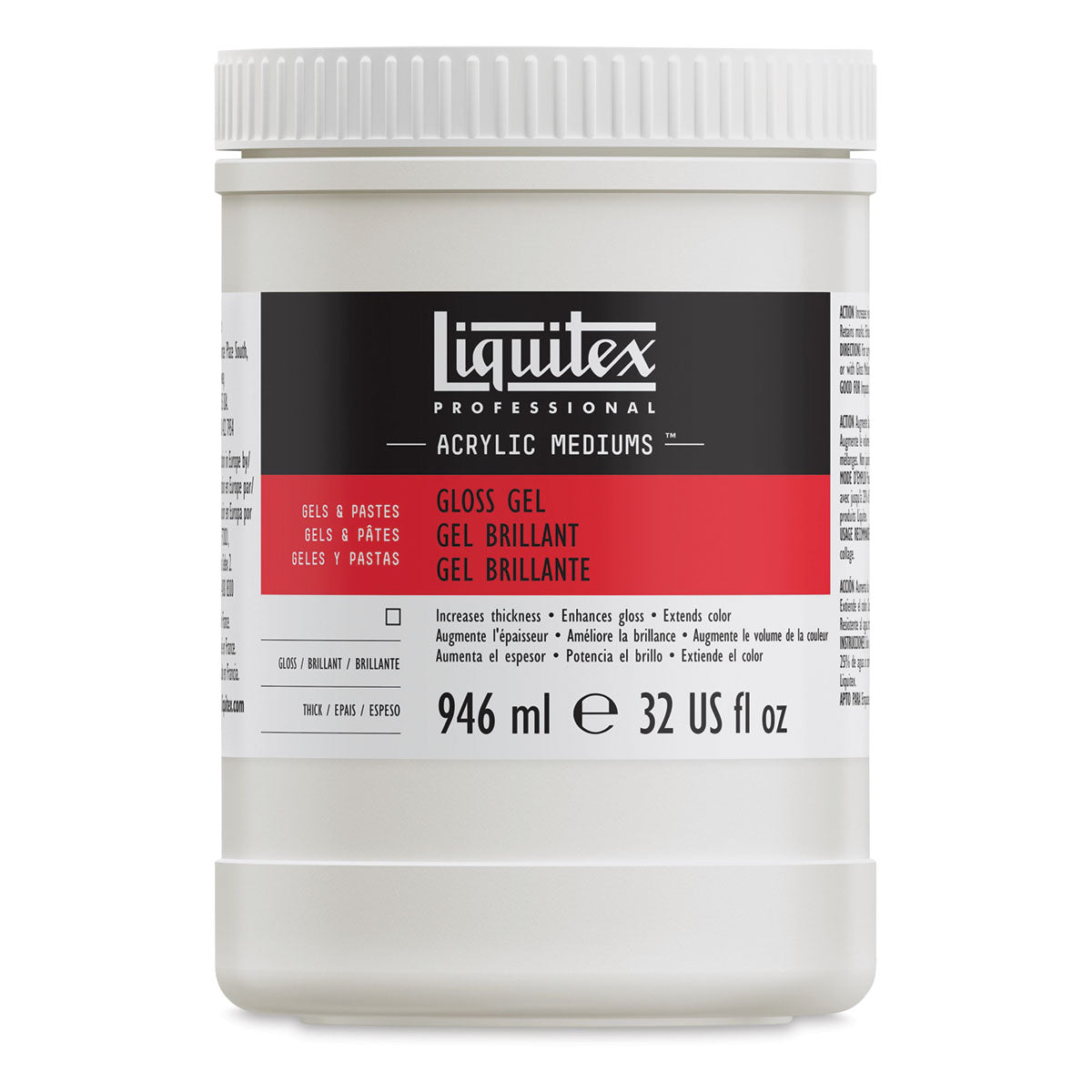 LIQUITEX MED GLOSS GEL 32OZ