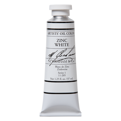 M GRAHAM ZINC WHITE 37ML OIL COLOR