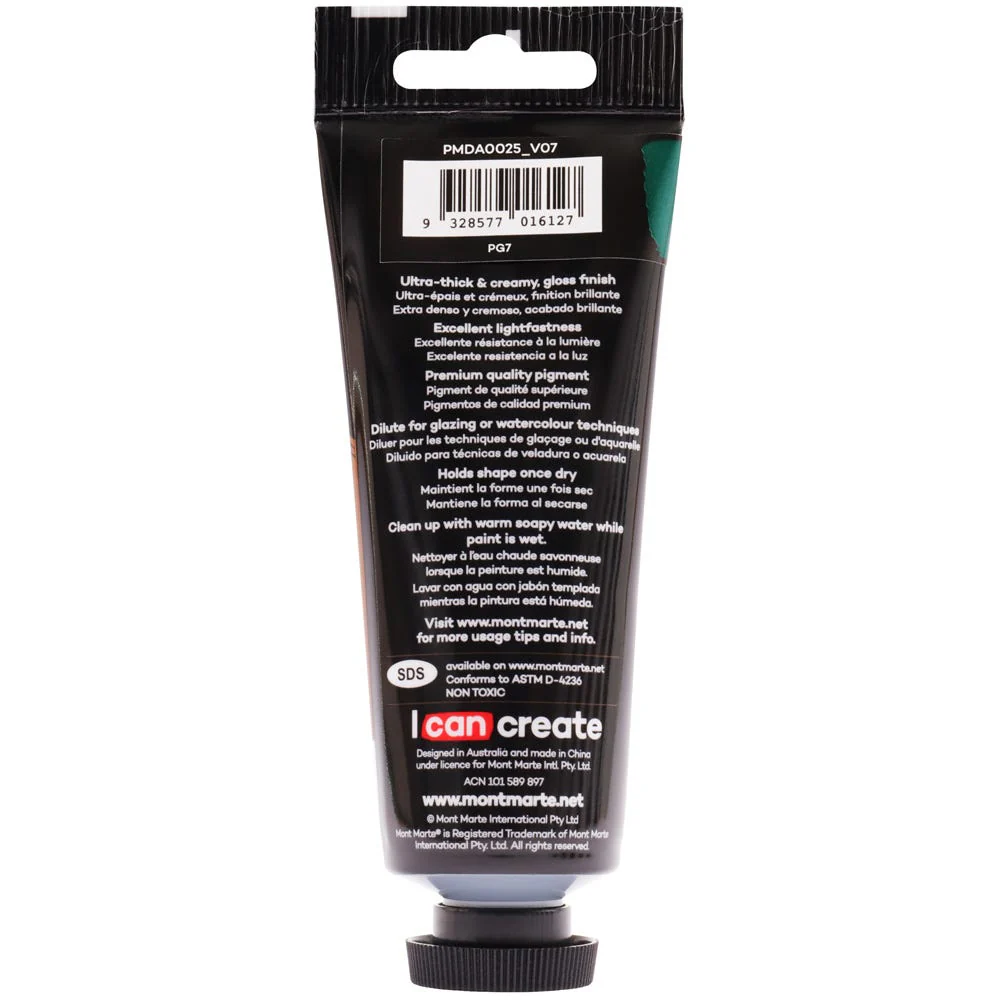 MONT MARTE DIMENSIONS ACRYLICS 75ML - Viridian