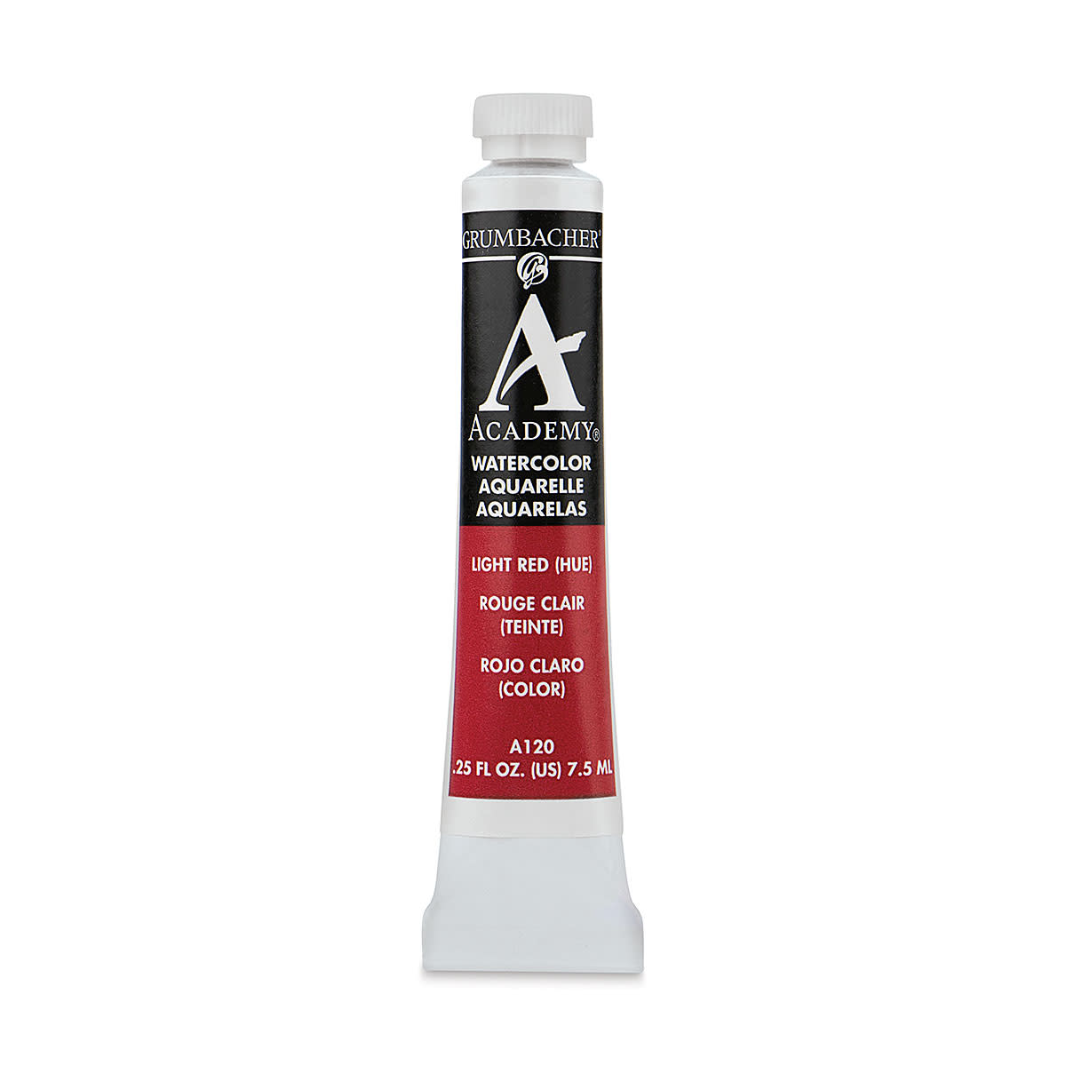GRUMBACHER ACADEMY WATERCOLOR LIGHT RED 7.5ML