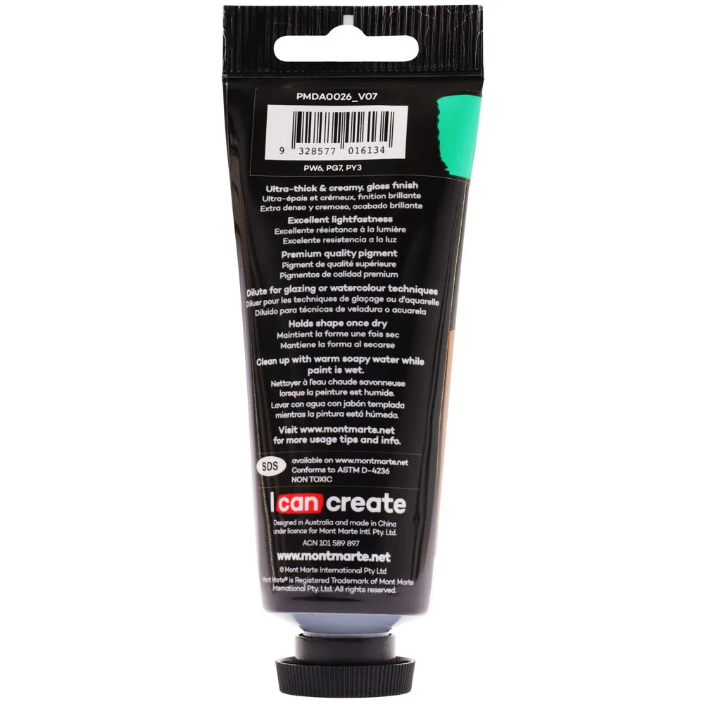 MONT MARTE DIMENSIONS ACRYLICS 75ML - Emerald Green