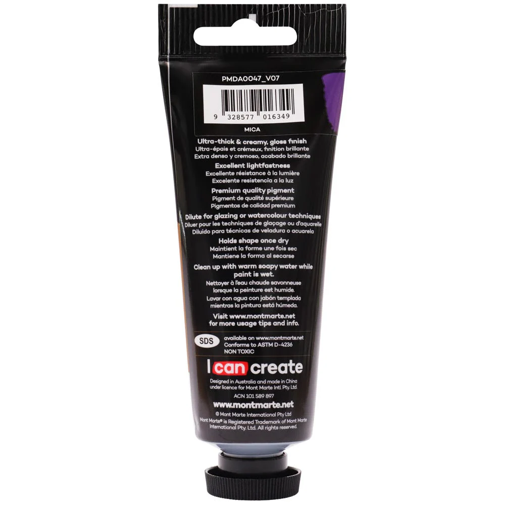 MONT MARTE DIMENSIONS ACRYLICS 75ML - Pearl Purple