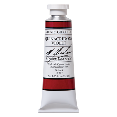 M GRAHAM QUINACRIDONE VIOLET 37ML OIL COLOR