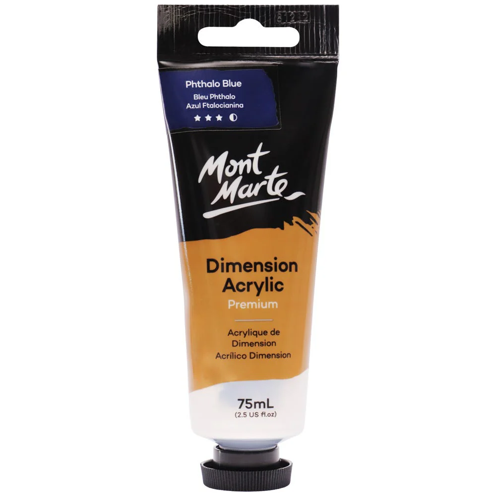 MONT MARTE DIMENSIONS ACRYLICS 75ML - Phthalo Blue