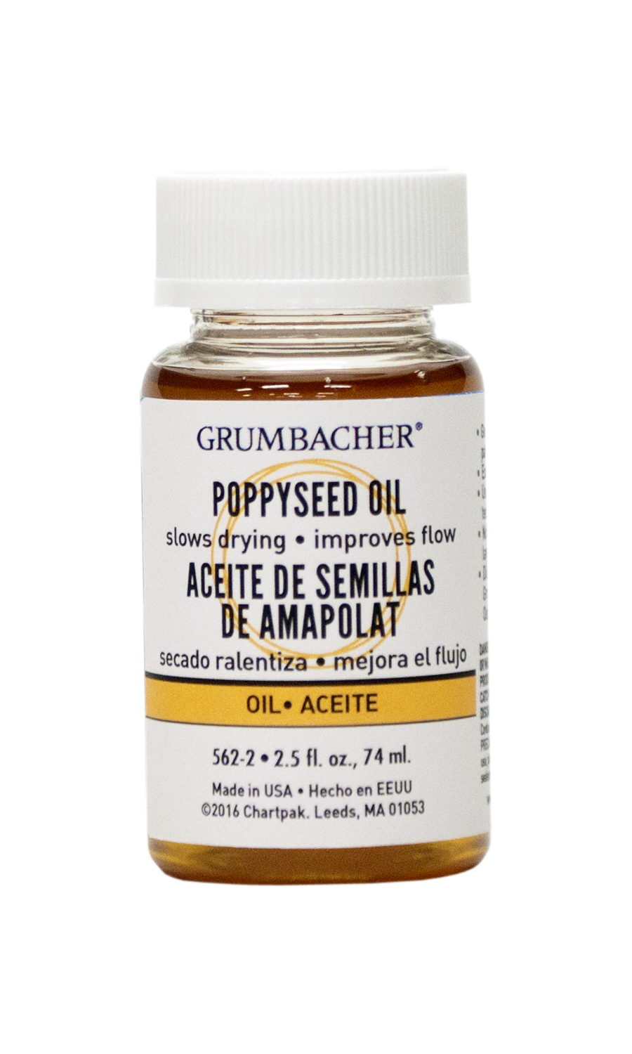 GRUMBACHER Poppyseed Oil 2-1/2oz