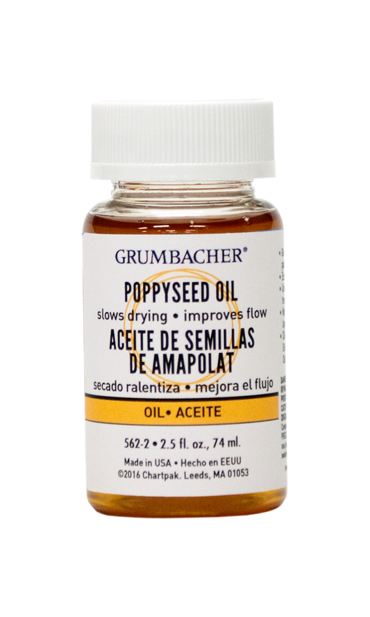GRUMBACHER Poppyseed Oil 2-1/2oz