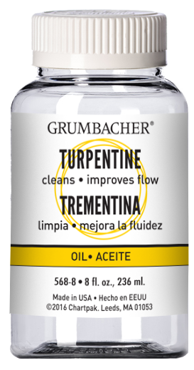 GRUMBACHER Turpentine 8oz