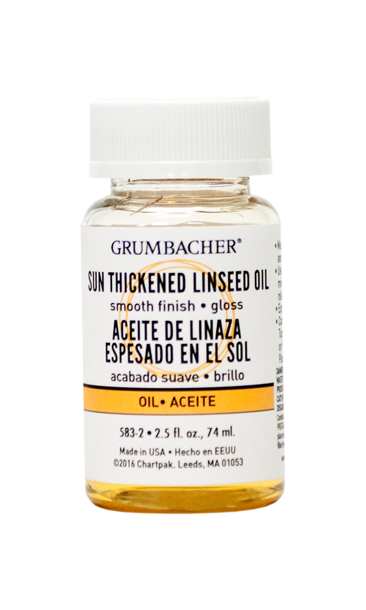 GRUMBACHER Sun Thick Linseed Oil 2-1/2oz