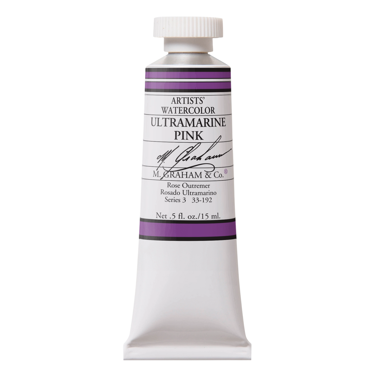 M GRAHAM Ultramarine Pink .5oz Watercolor