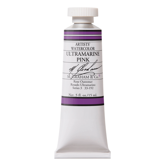 M GRAHAM Ultramarine Pink .5oz Watercolor