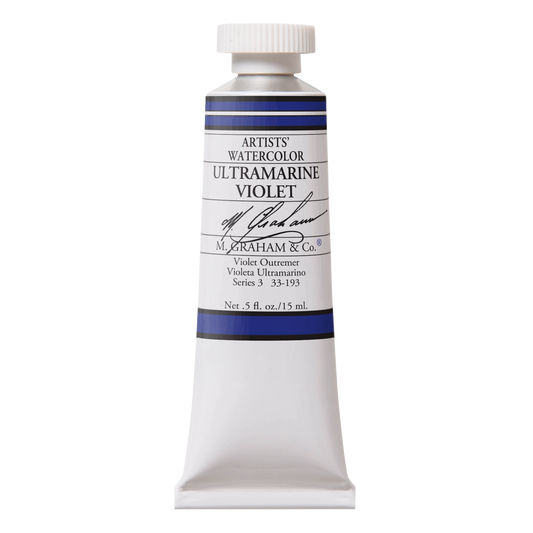 M GRAHAM Ultramarine Violet .5oz Watercolor