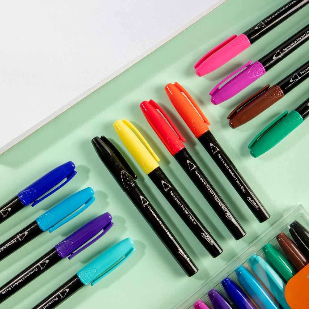 MONT MARTE Permanent Markers Premium 12pc