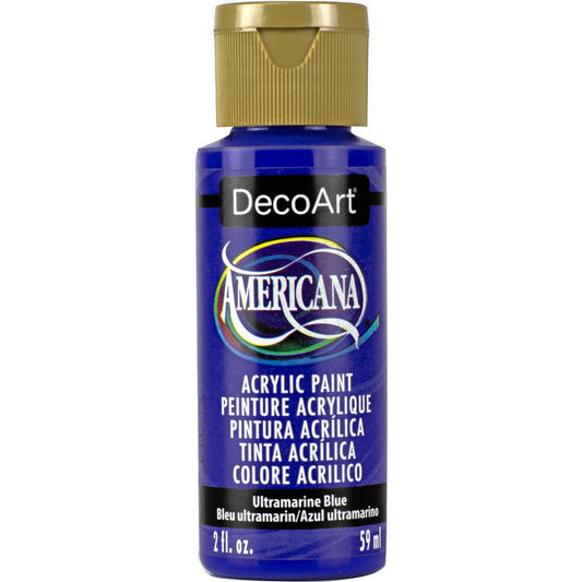 DECO ART AMERICANA ACRYLIC 2OZ ULTRAMARINE BLUE (TRANSPARENT)
