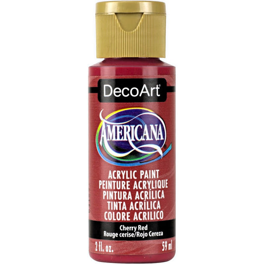 DECO ART AMERICANA ACRYLIC 2OZ CHERRY RED