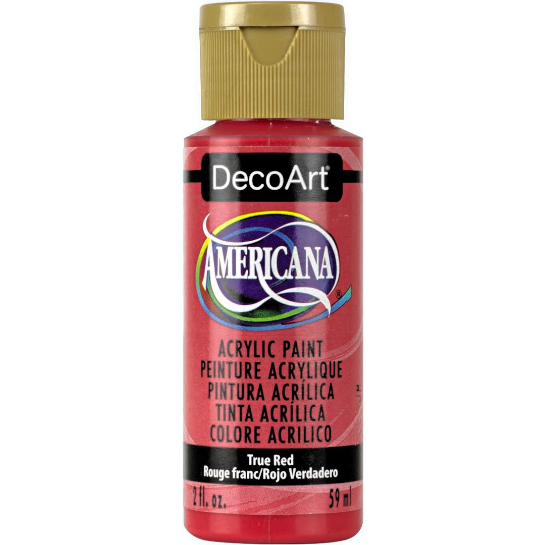 DECO ART AMERICANA ACRYLIC 2OZ TRUE RED