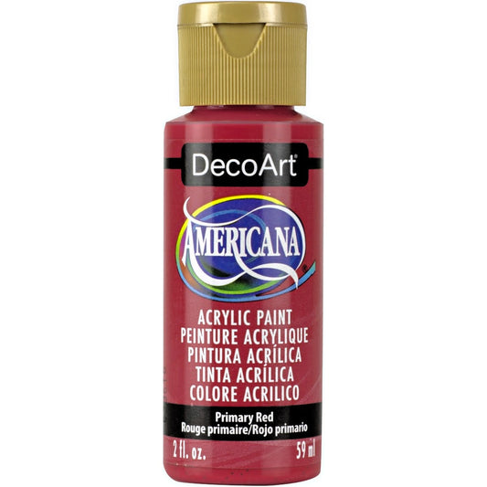 DECO ART AMERICANA ACRYLIC 2OZ PRIMARY RED