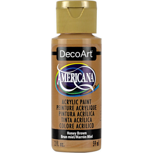 DECO ART AMERICANA ACRYLIC 2OZ HONEY BROWN