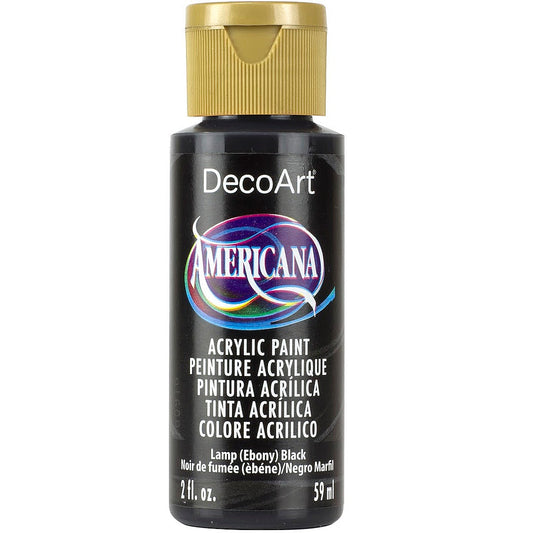 DECO ART AMERICANA ACRYLIC 2OZ  LAMP (EBONY) BLACK