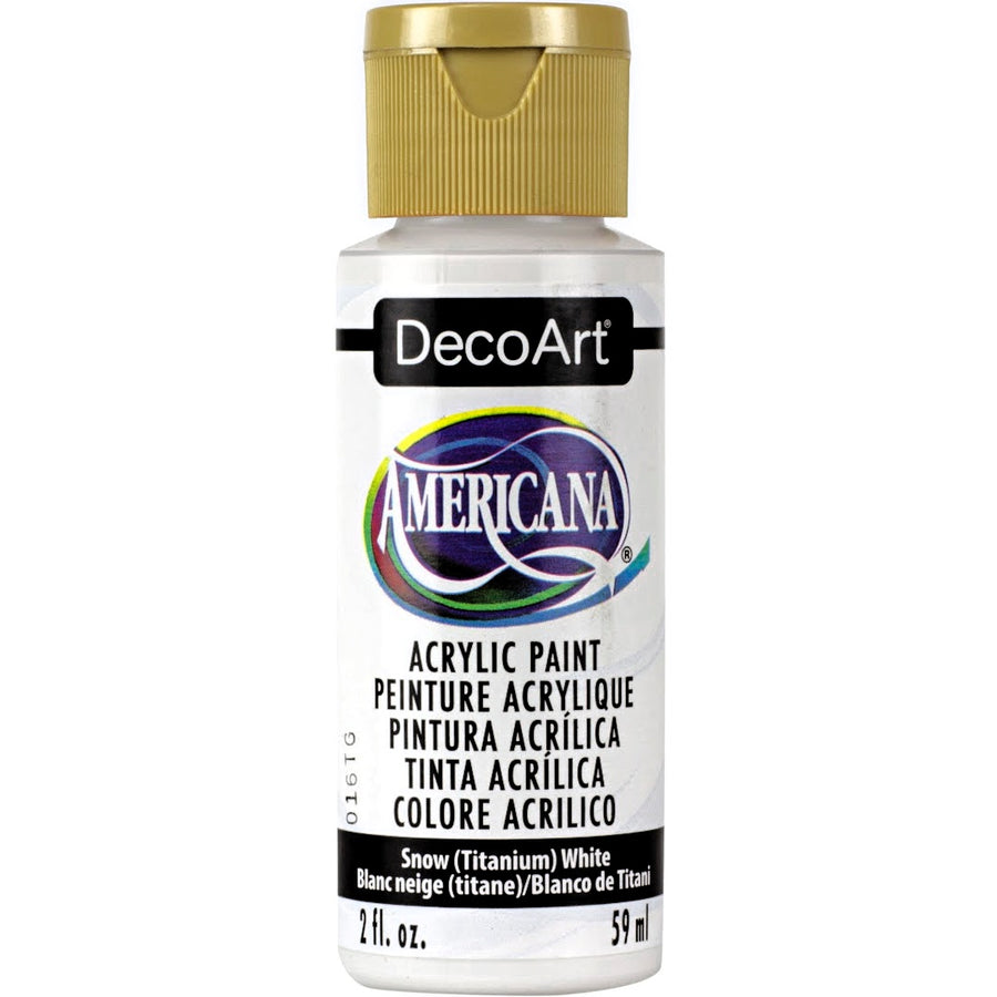 DECO ART AMERICANA ACRYLIC 2OZ TITANIUM SNOW WHITE
