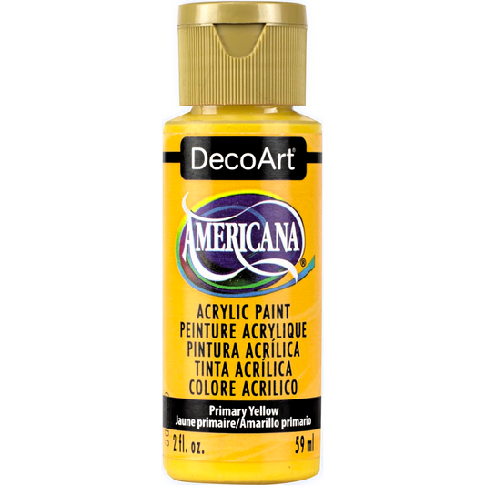 DECO ART AMERICANA ACRYLIC PRIMARY YELLOW