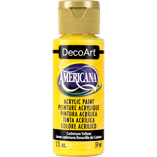 DECO ART AMERICANA ACRYLIC 2OZ CADMIUM YELLOW HUE (TRANSPARENT)