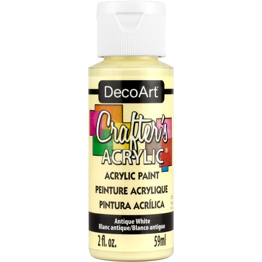 DECO ART CRAFTERS ACRYLIC ANTIQUE WHITE 2OZ