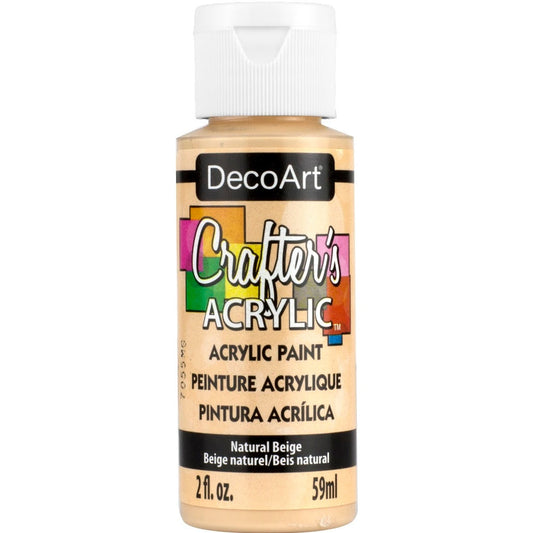 DECO ART CRAFTERS ACRYLIC NATURAL BEIGE 2OZ
