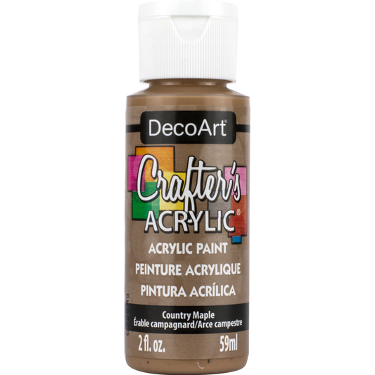 DECO ART CRAFTERS ACRYLIC 2OZ COUNTRY MAPPLE