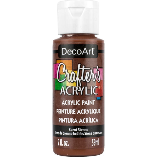 DECO ART CRAFTERS ACRYLIC 2OZ BURNT SIENNA