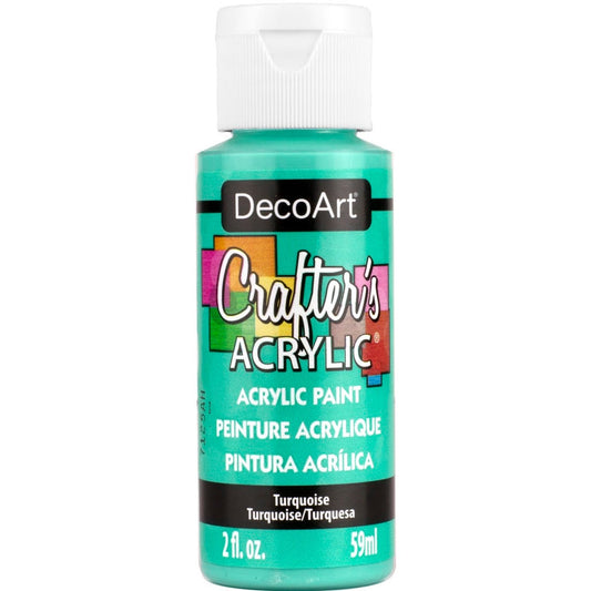 DECO ART CRAFTERS ACRYLIC TURQUOISE 2OZ