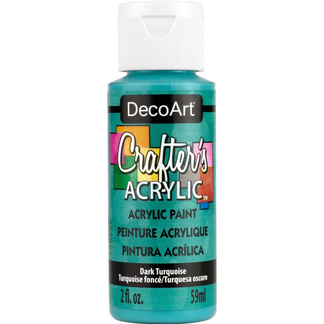DECO ART CRAFTERS ACRYLIC DARK TURQUOISE 2OZ