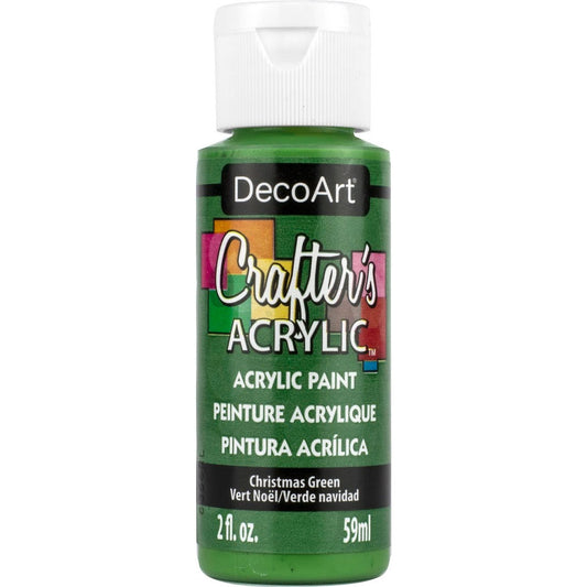 DECO ART CRAFTERS ACRYLIC CHRISTMAS GREEN 2OZ