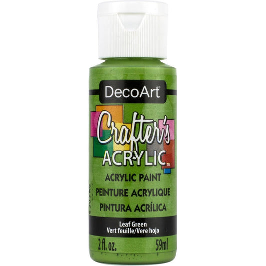 DECO ART CRAFTERS ACRYLIC LEAF GREEN 2OZ