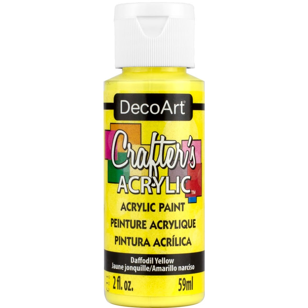 DECO ART CRAFTERS ACRYLIC DAFFODIL YELLOW 2OZ