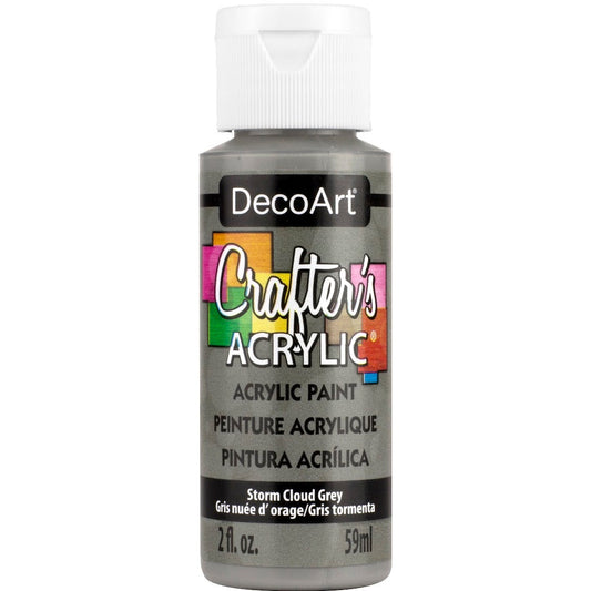 DECO ART CRAFTERS ACRYLIC STORM CLOUD GREY G2OZ
