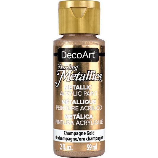 DECO ART DAZZLING METALLICS CHAMPAGNE GOLD 2OZ