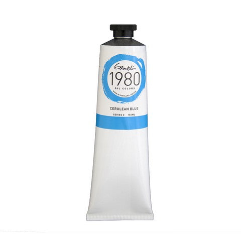 Gamblin 1980 Oil Colors - Cerulean Blue