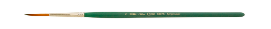 Silver Brush Crystal Series Brushes - 2, script liner