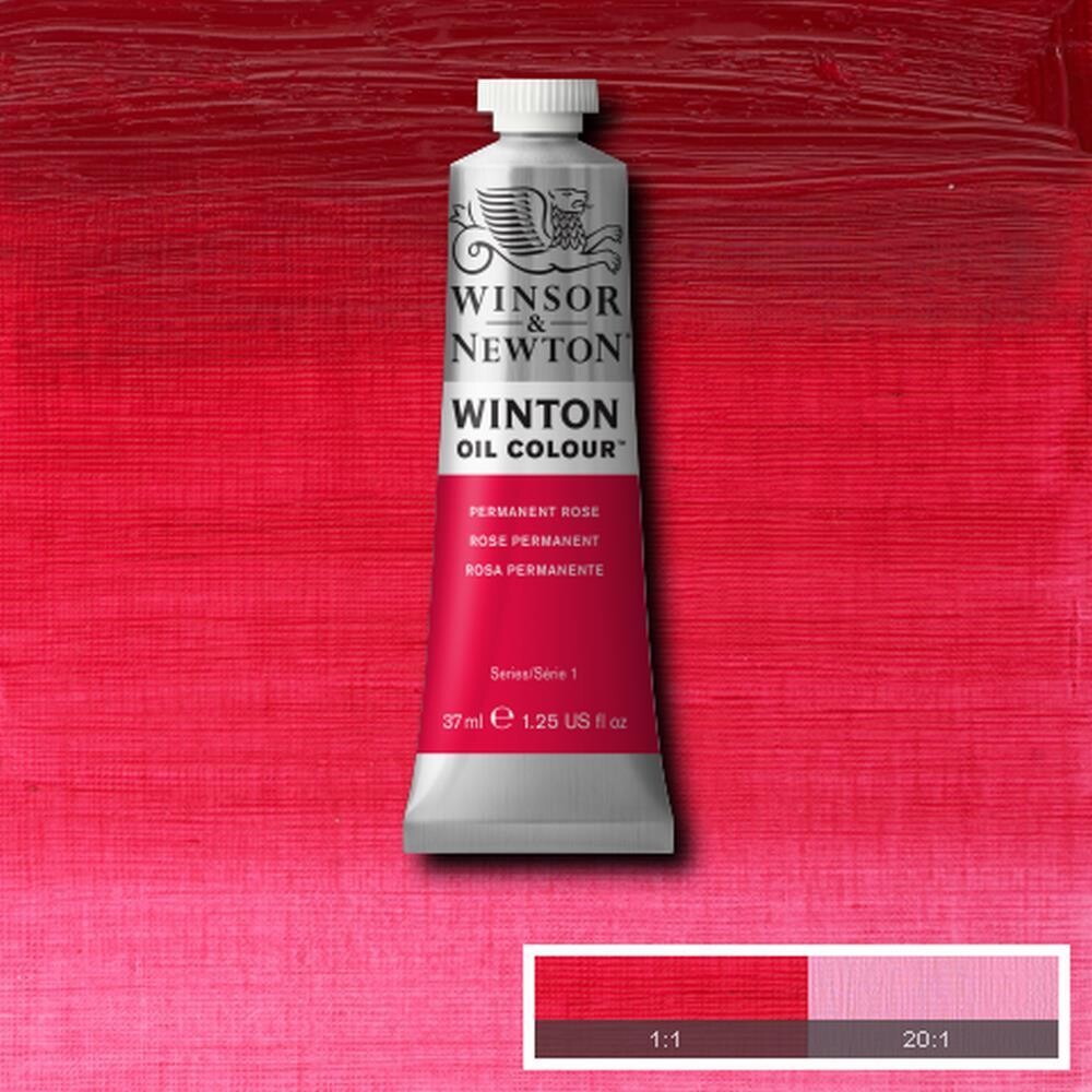 WINSOR & NEWTON WINTON OIL COLOUR 37ML PERMANENT ROSE