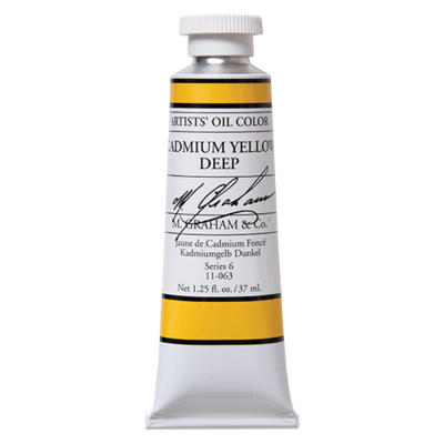 M GRAHAM CADMIUM YELLOW DEEP 37ML OIL COLOR