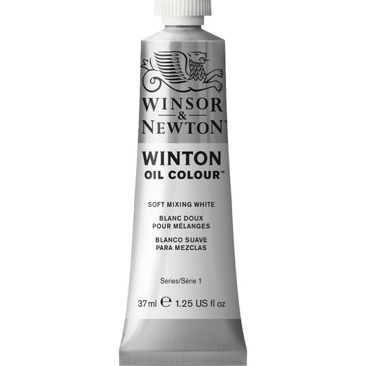 WINSOR & NEWTON WINTON OIL COLOUR 37ML SOFT MIXING WHITE