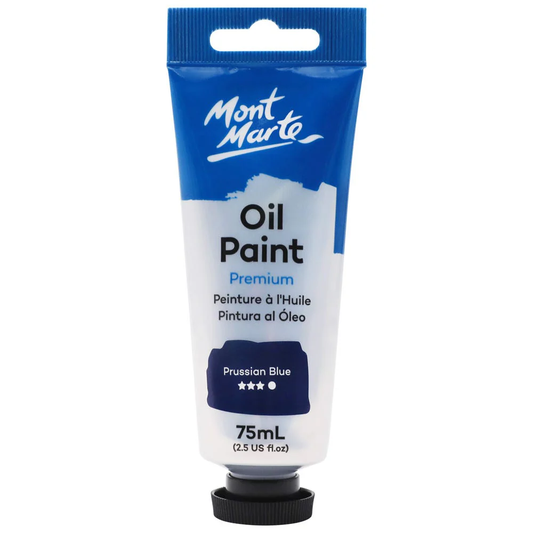 MONT MARTE Oil Paint 75ml - Prussian Blue