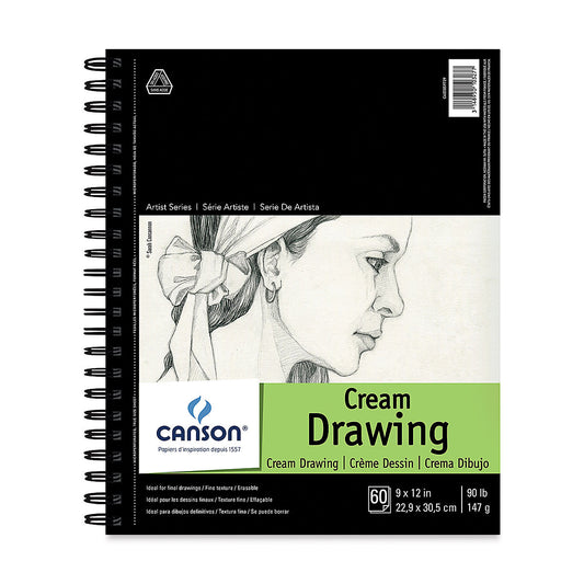 Canson Artist Series Drawing Book 9x12" 60 Sheets