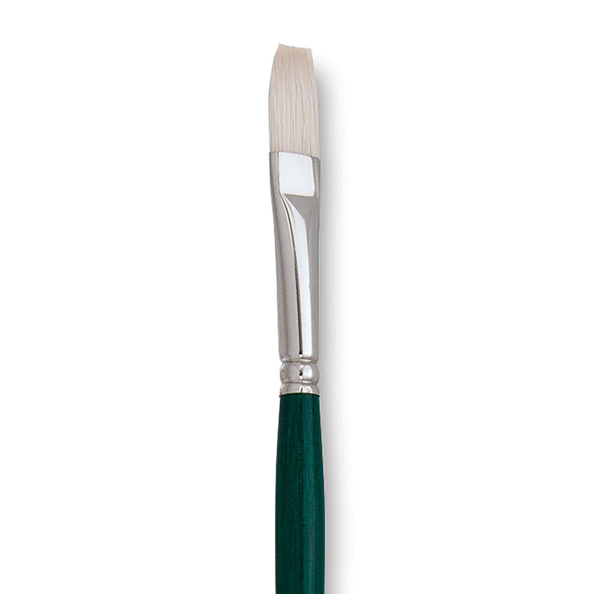 GAINSBOROUGH OIL/ACRY WHITE BRISTLE LONG HANDLE FLAT 6