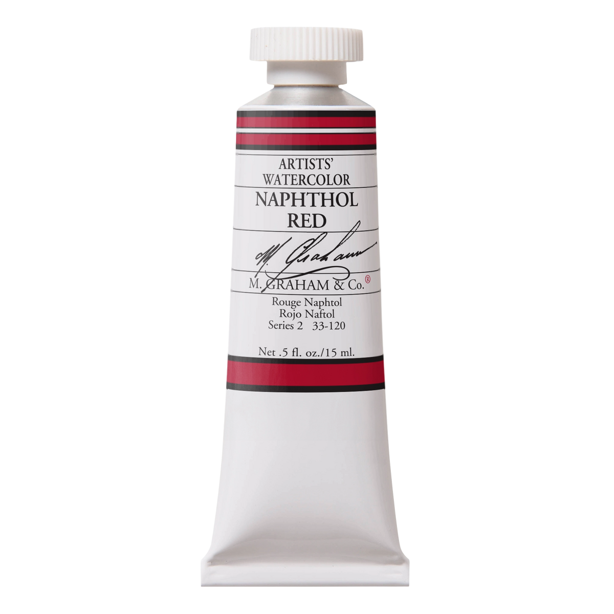 M GRAHAM Naphthol Red .5oz Watercolor
